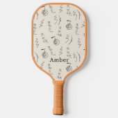 モノグラムの霊気記号パターン – 霊気修復 ピックルボールラケット (裏面)