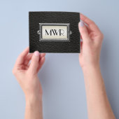 モノグラムの3名のエグゼクティブメンパーソナライズされたズ チラシ (手)