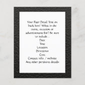 モノグラムの3名のエグゼクティブメンパーソナライズされたズ チラシ (裏面)