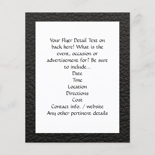 モノグラムの3名のエグゼクティブメンパーソナライズされたズ チラシ (裏面)