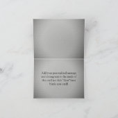 モノグラムの3名のエグゼクティブメンパーソナライズされたズ ノートカード (内部)