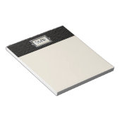 モノグラムの3名のエグゼクティブメンパーソナライズされたズ ノートパッド (アングル)