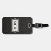 モノグラムの3名のエグゼクティブメンパーソナライズされたズ ラゲッジタグ (正面横)
