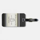 モノグラムの3名のエグゼクティブメンパーソナライズされたズ ラゲッジタグ (裏面横)