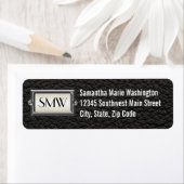 モノグラムの3名のエグゼクティブメンパーソナライズされたズ ラベル (インサイチュ)