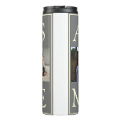 モノグラムの4フォトコラージュおばあちゃん タンブラー (裏面)