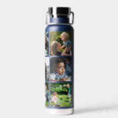 モノグラムの9枚パーソナライズされた ウォーターボトル (背面)