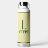 モノグラムの ウォーターボトル (背面)