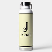 モノグラムの ウォーターボトル (背面)