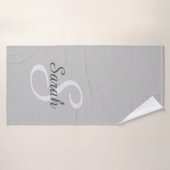 モノグラムの バスタオル (バスタオル)