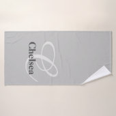 モノグラムの バスタオル (バスタオル)