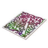 モノグラムの「ベスクの庭」陶磁器タイル タイル (側面)