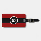 モノグラムの ラゲッジタグ (正面横)