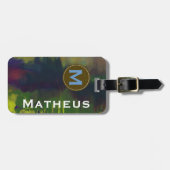 モノグラムの – 名前の追加 ラゲッジタグ (正面横)