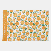 モノグラムの，名前， キッチンタオル (横)