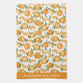 モノグラムの，名前， キッチンタオル