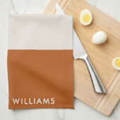モノグラムの,名前, キッチンタオル (四つ折り)