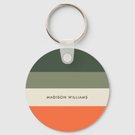 モノグラムの，名前， キーホルダー