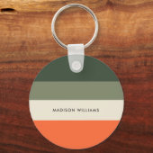 モノグラムの，名前， キーホルダー (正面)