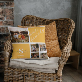 モノグラムの，名前， クッション