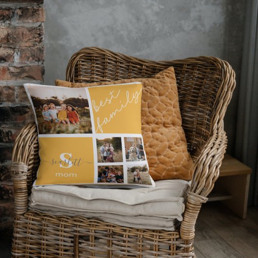 モノグラムの，名前， クッション