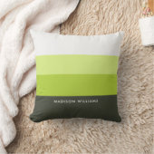 モノグラムの，名前， クッション (ブランケット)