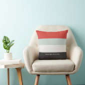 モノグラムの，名前， クッション (椅子)