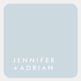 モノグラムの，名前， スクエアシール