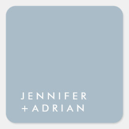 モノグラムの，名前， スクエアシール