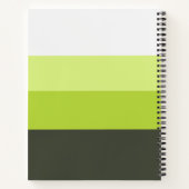 モノグラムの，名前， ノートブック (裏面)