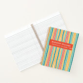 モノグラムの，名前， ノートブック (内部)