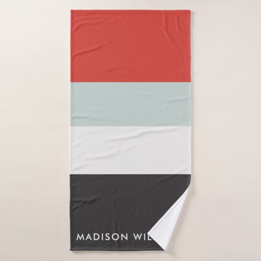 モノグラムの，名前， バスタオルセット (バスタオル)