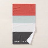 モノグラムの，名前， バスタオルセット (ハンドタオル)