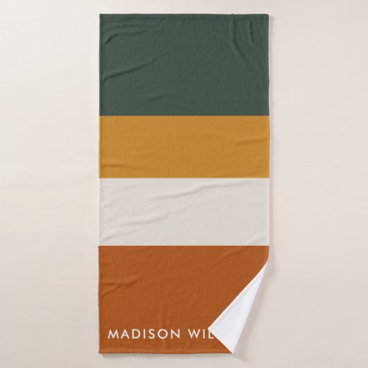 モノグラムの，名前， バスタオルセット (バスタオル)