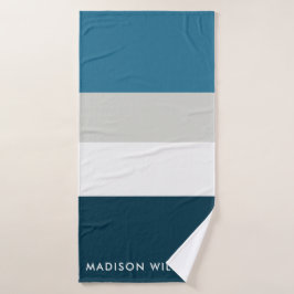 モノグラムの,名前, バスタオルセット