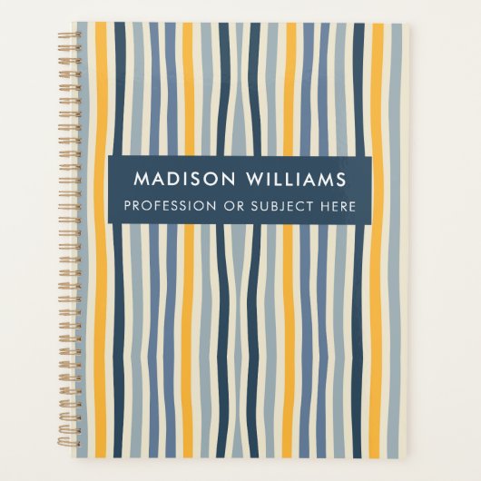 モノグラムの，名前， プランナー手帳 (正面)