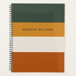 モノグラムの，名前， プランナー手帳