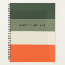 モノグラムの，名前， プランナー手帳