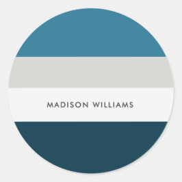 モノグラムの,名前, ラウンドシール