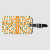 モノグラムの，名前， ラゲッジタグ (正面横)