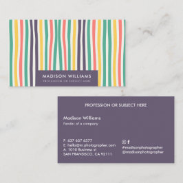 モノグラムの，名前， 名刺