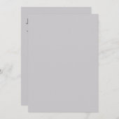 モノグラムの，名前， 招待状 (正面/裏面)