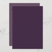 モノグラムの，名前， 招待状 (正面/裏面)