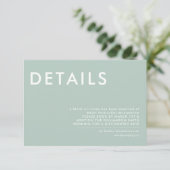 モノグラムの,名前, 招待状 (スタンド正面)