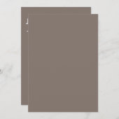 モノグラムの，名前， 招待状 (正面/裏面)