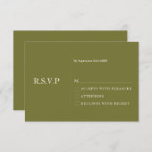 モノグラムの，名前， 招待状 (正面/裏面)