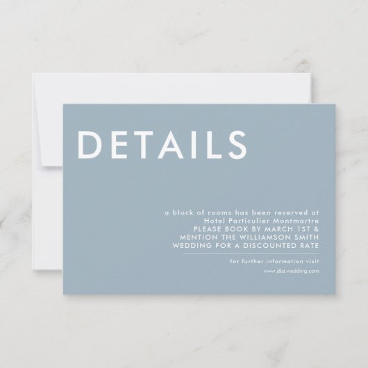 モノグラムの,名前, 招待状 (正面)