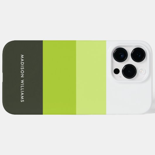 モノグラムの,名前, Case-Mate iPhoneケース (裏面 (横))