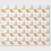 モノグラムの | Sweet Safari ラッピングペーパー (フラット)