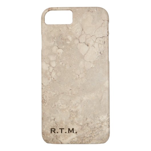 モノグラムのBeige Granite iPhone 7ケース Case-Mate iPhoneケース (裏面)